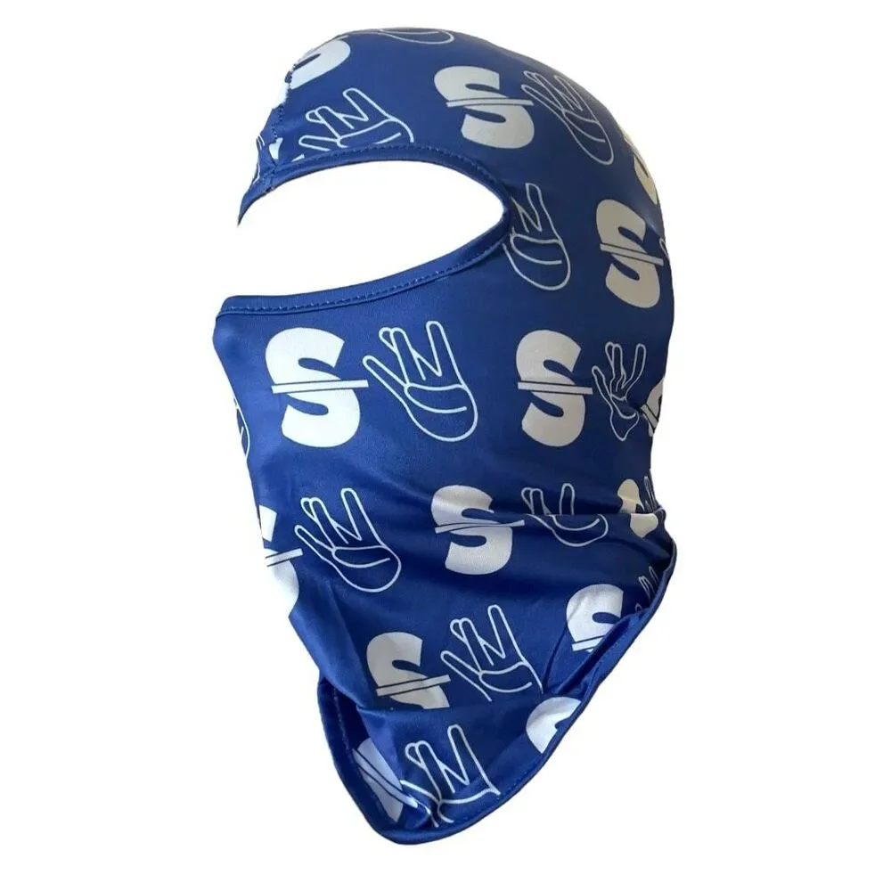 NWT Navy Blue Westside Balaclava Unisex OS | Biking Urban Trap Punk HipHop Indie - Picture 6 of 11